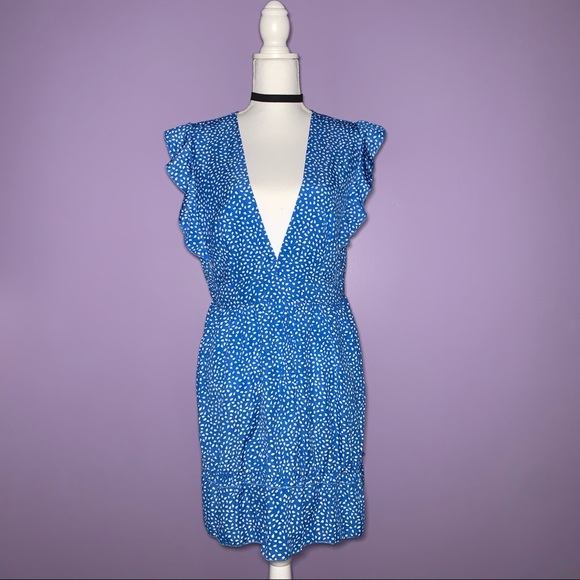 Boutique 9 Dresses & Skirts - SOLD  Blue and White Polka Dot Dress